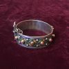 Bracciale berbero in argento e pietre - shop online artigianato del Marocco